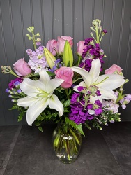 Plum Crazy Davenport Florist - Same Day Flower Delivery - Flower Power 